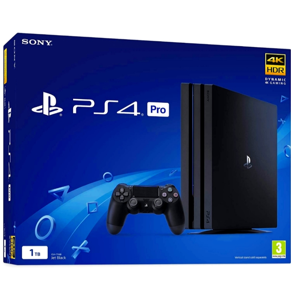 PlayStation 4 Pro console 1 TB memory with controller {never opened}